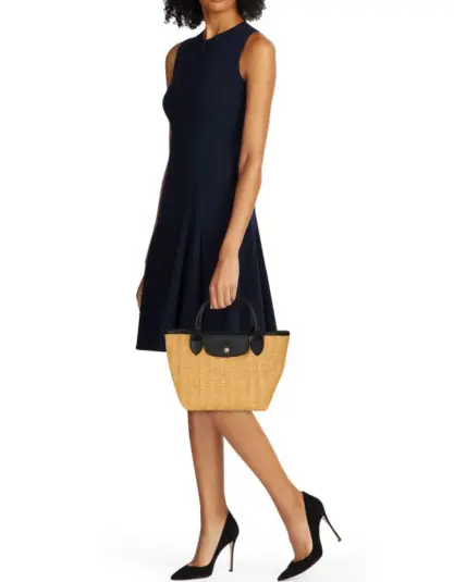 Le Pliage Paille Small Top Handle Tote vip time amman jordan