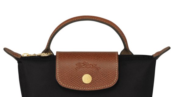 Longchamp Le Pliage Original Pouch with handle - Black Mini vip time amman jordan bag