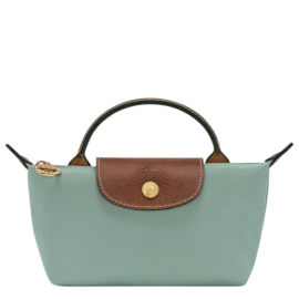 Longchamp Le Pliage Original Pouch with handle - Celadon Mini