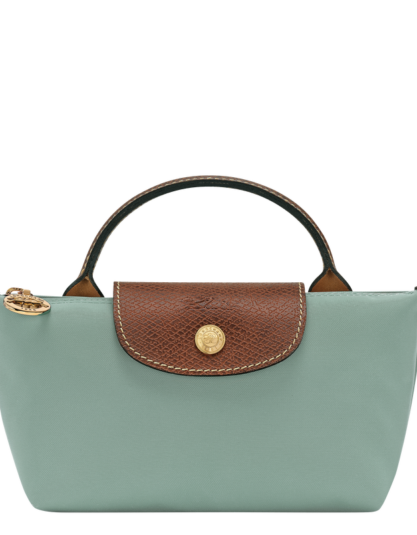 Longchamp Le Pliage Original Pouch with handle - Celadon Mini