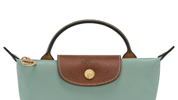 Longchamp Le Pliage Original Pouch with handle - Celadon Mini