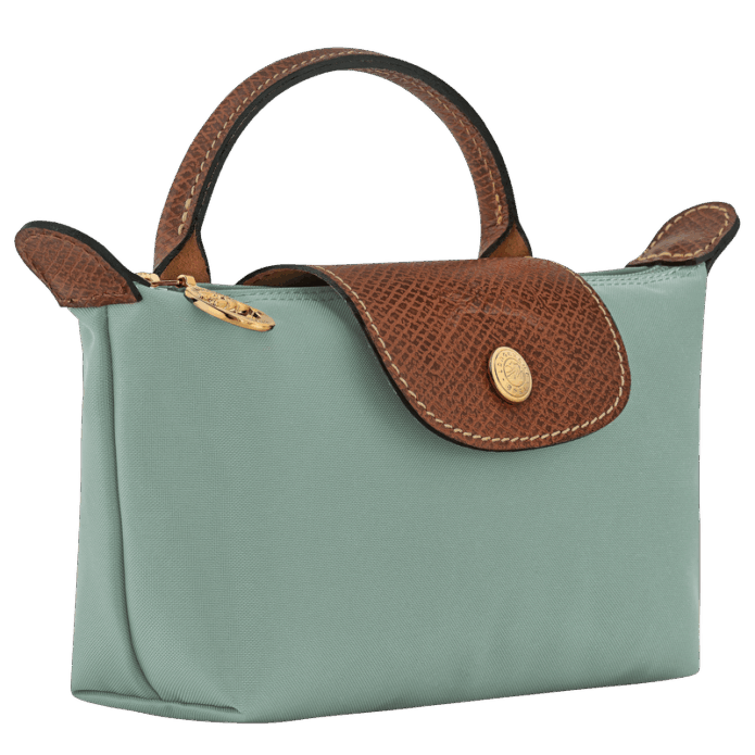 Longchamp Le Pliage Original Pouch with handle - Celadon Mini