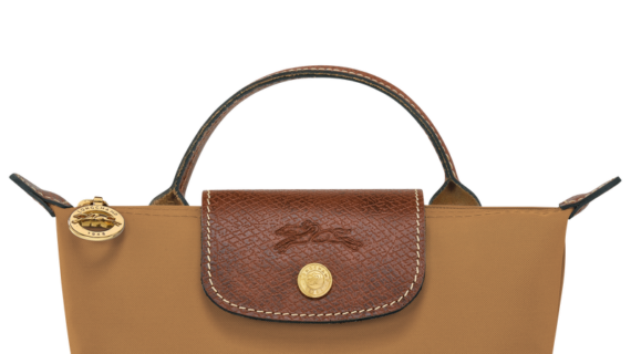 Longchamp Le Pliage Original Pouch with handle - Fawn Mini Vip time amman jordan