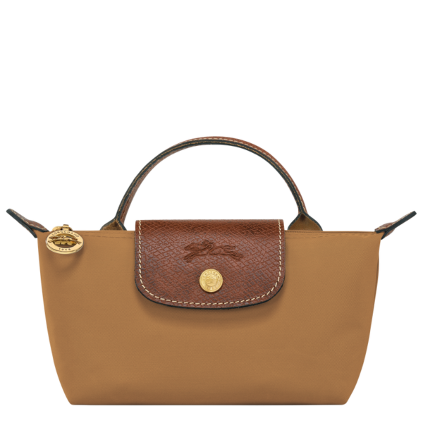 Longchamp Le Pliage Original Pouch with handle - Fawn Mini Vip time amman jordan