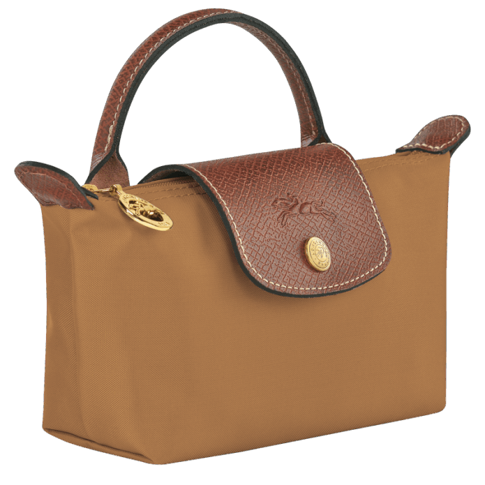 Longchamp Le Pliage Original Pouch with handle - Fawn Mini Vip time amman jordan