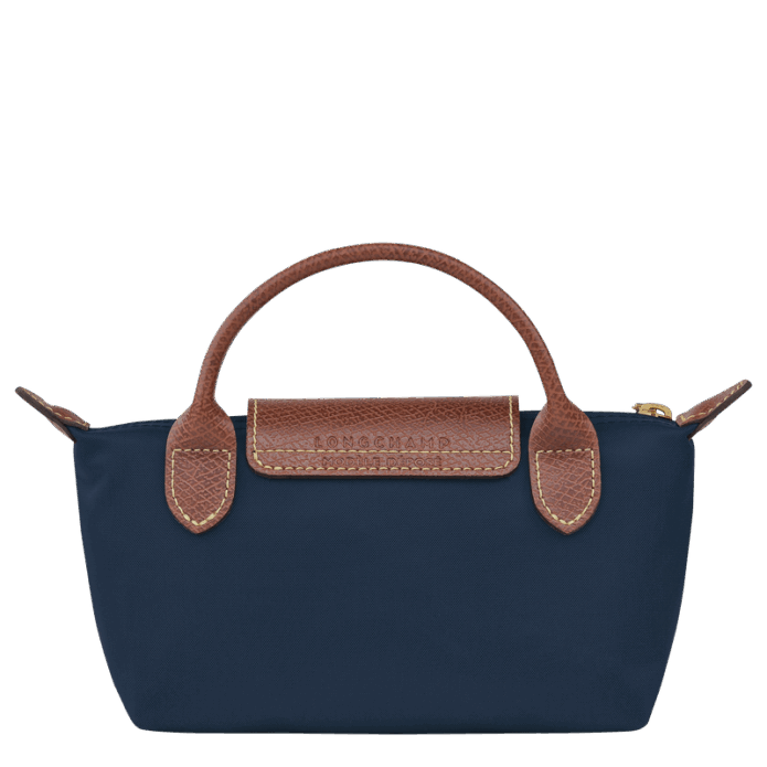 Longchamp Le Pliage Original Pouch with handle - Navy Mini vip time amman jordan bag