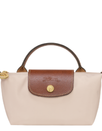 Longchamp Le Pliage Original Pouch with handle - Paper Mini Vip time amman jordan