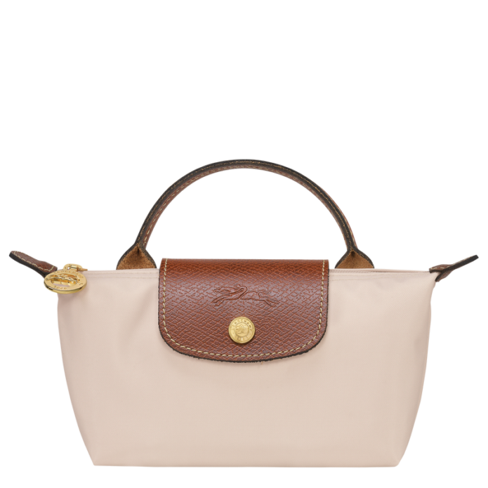 Longchamp Le Pliage Original Pouch with handle - Paper Mini Vip time amman jordan