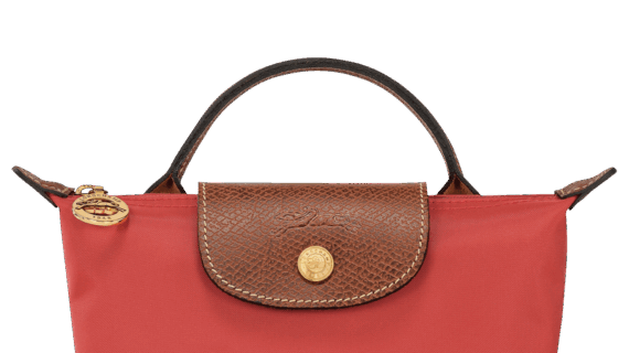 Longchamp Le Pliage Original Pouch with handle - Tomato Mini Vip time amman jordan