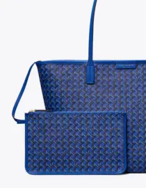 Tory Burch Ever‑Ready Zip Tote – Mediterranean Blue vip time amman jordan