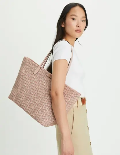 Tory Burch Ever‑Ready Zip Tote – Winter Peach vip time amman jordan