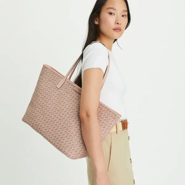 Tory Burch Ever‑Ready Zip Tote – Winter Peach vip time amman jordan