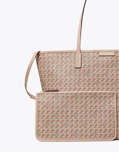 Tory Burch Ever‑Ready Zip Tote – Winter Peach vip time amman jordan