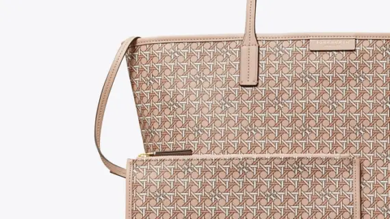 Tory Burch Ever‑Ready Zip Tote – Winter Peach vip time amman jordan