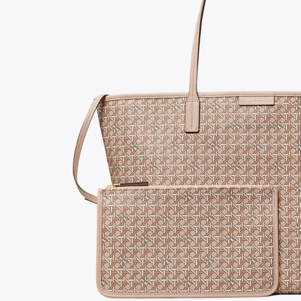 Tory Burch Ever‑Ready Zip Tote – Winter Peach vip time amman jordan