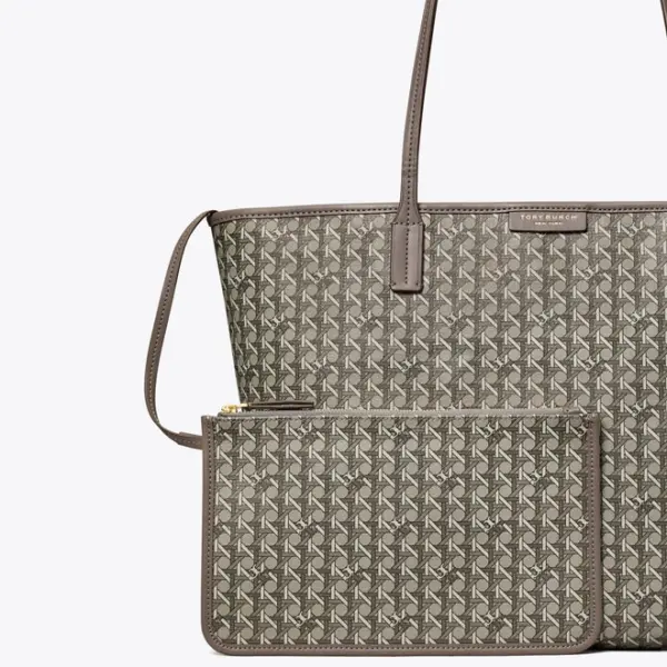 Tory Burch Ever‑Ready Zip Tote – Zinc vip time amman jordan
