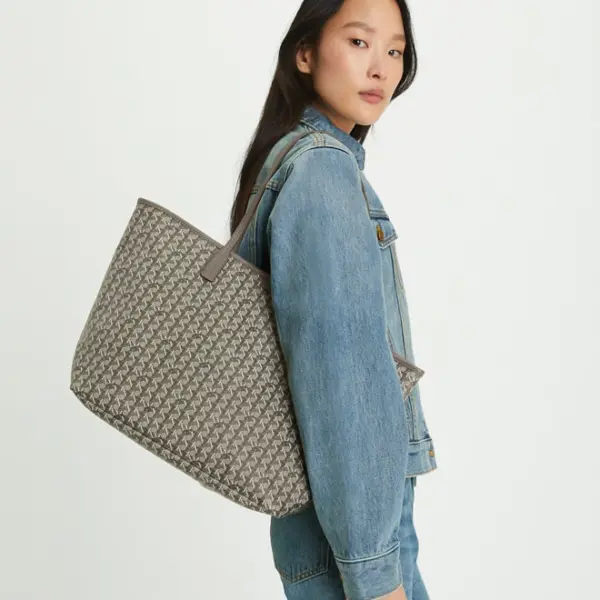 Tory Burch Ever‑Ready Zip Tote – Zinc vip time amman jordan