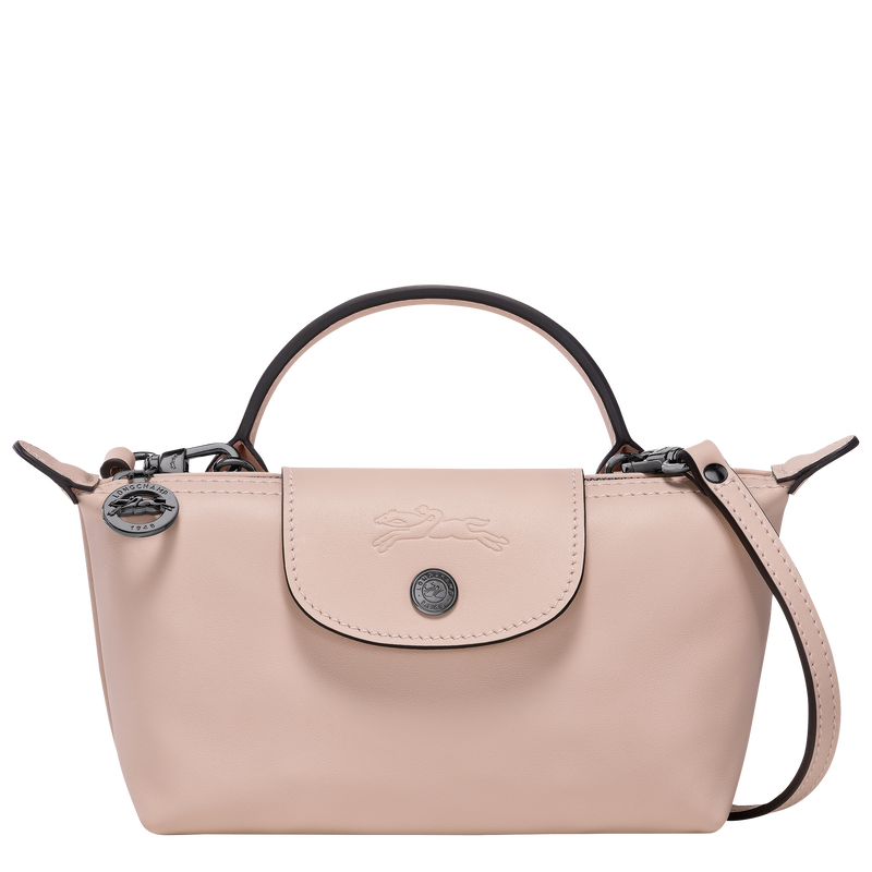 Longchamp Le Pliage Xtra Pouch with handle - nude Mini Vip time amman jordan
