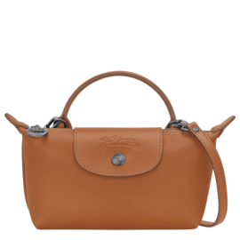 Longchamp Le Pliage Xtra Pouch with handle - cashew Mini Vip time amman jordan