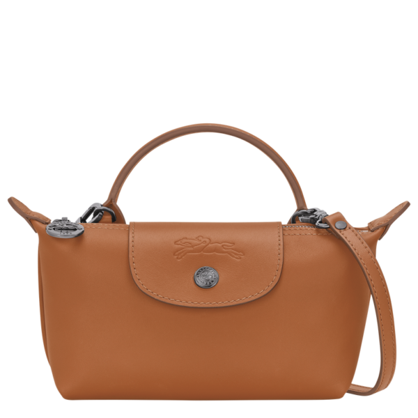 Longchamp Le Pliage Xtra Pouch with handle - cashew Mini Vip time amman jordan