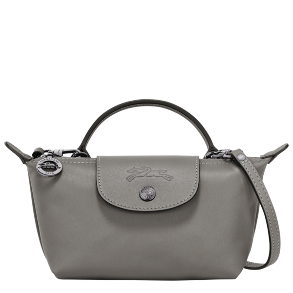 Longchamp Le Pliage Xtra Pouch with handle - turtledove Mini Vip time amman jordan