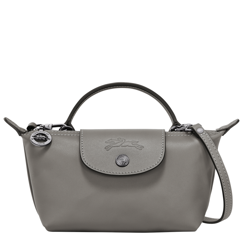 Longchamp Le Pliage Xtra Pouch with handle - turtledove Mini Vip time amman jordan