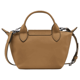 longchamp tobacco bag shoulder Le Pliage Extra XS bucket bag 10317 987 004 TOB and 6.3 inches deep Longchamp Le Pliage Xtra XS