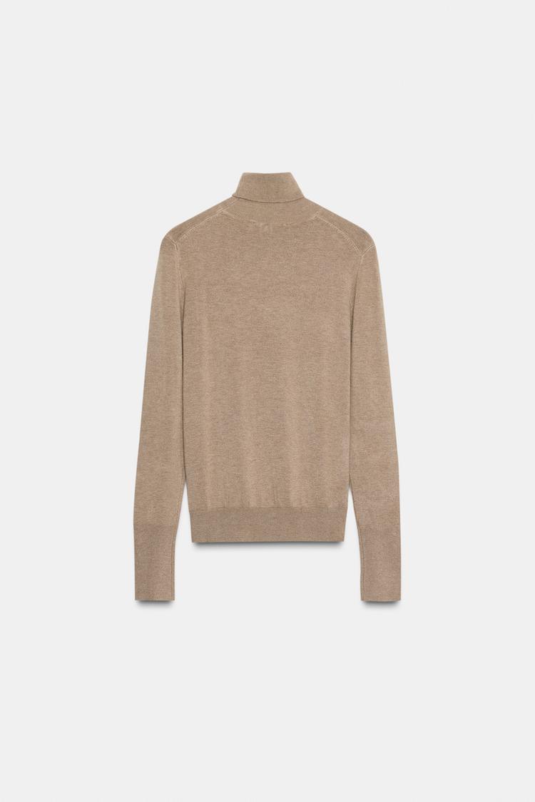 ZARA women’s basic plain knit sweater – premium soft knit, available in Amman Jordan