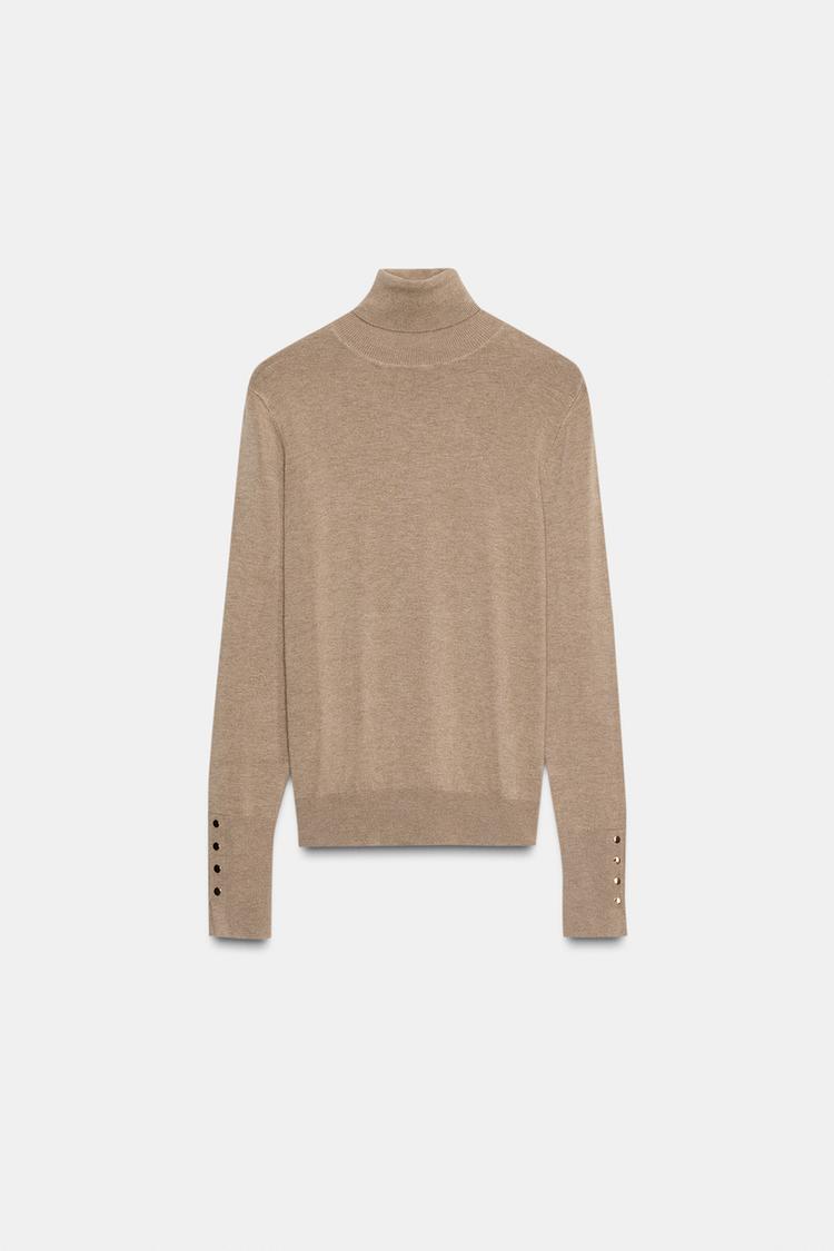 ZARA women’s basic plain knit sweater – premium soft knit, available in Amman Jordan