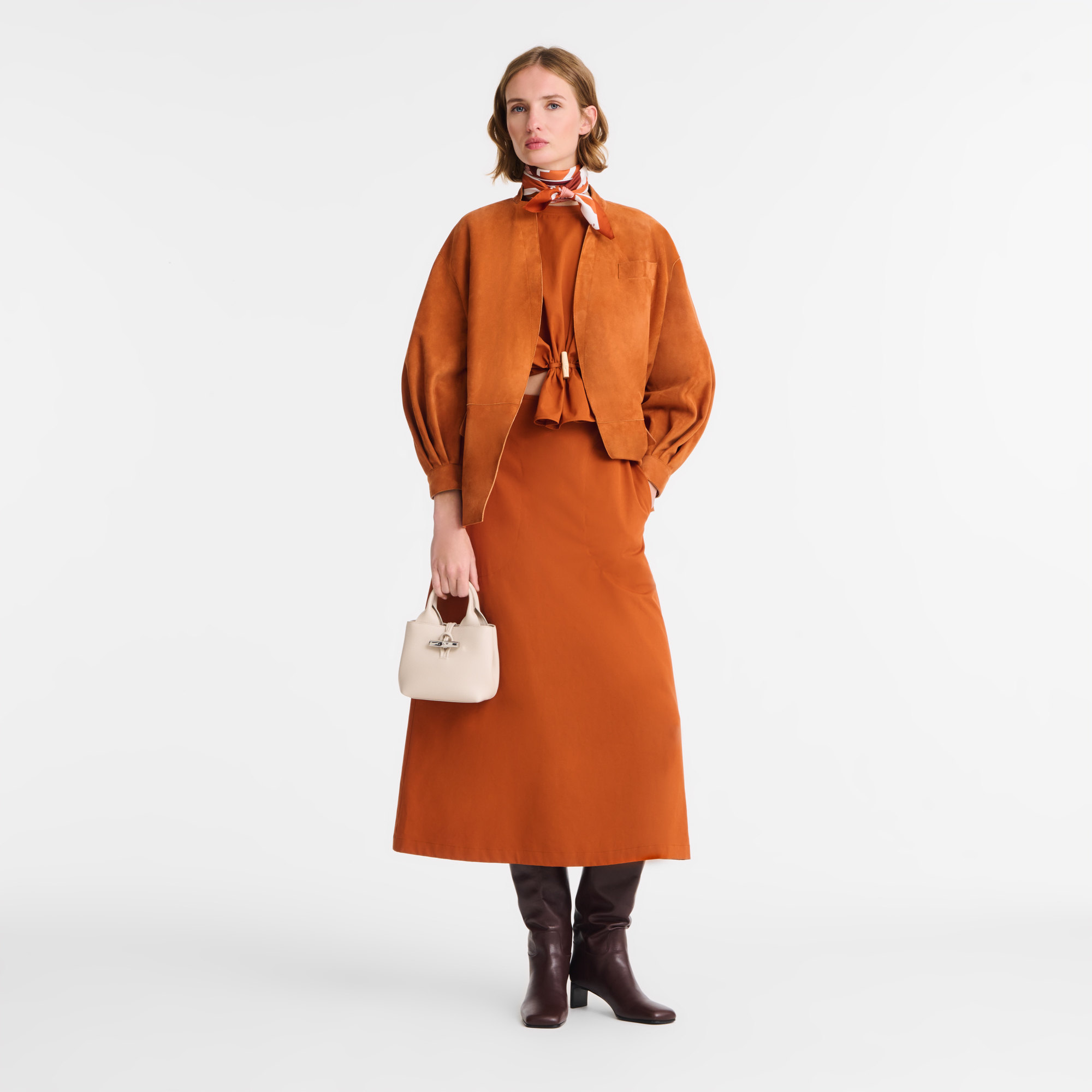 Longchamp Le Roseau XS Handbag- White - Image 2