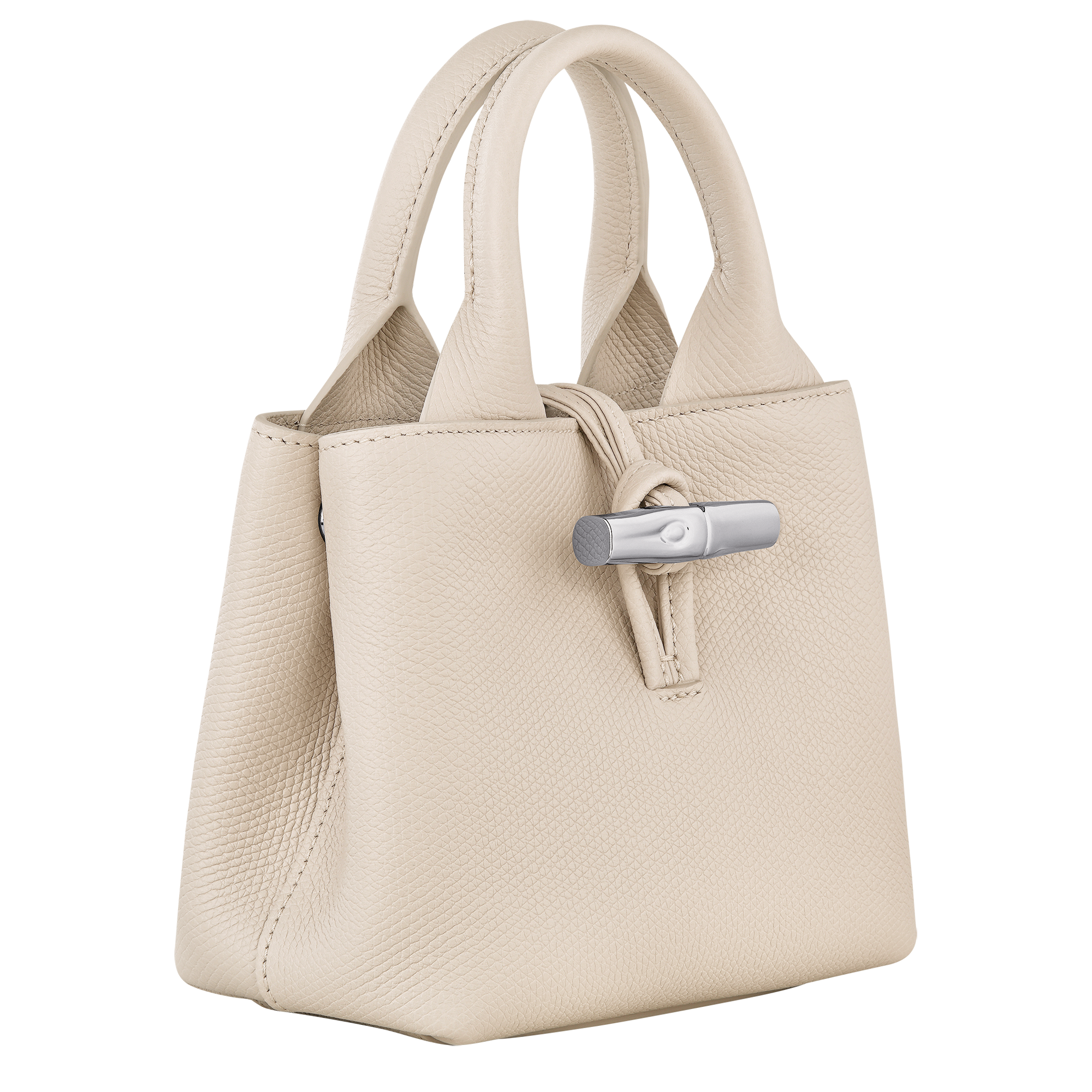 Longchamp Le Roseau XS Handbag- White - Image 4