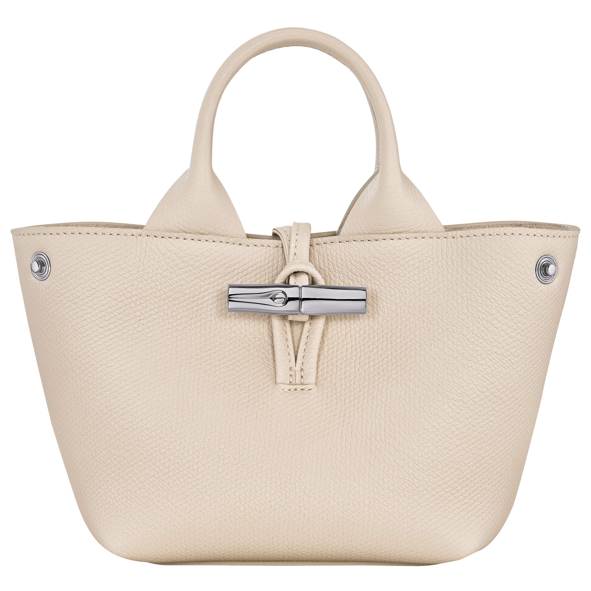 Longchamp Le Roseau XS Handbag- White - Image 3