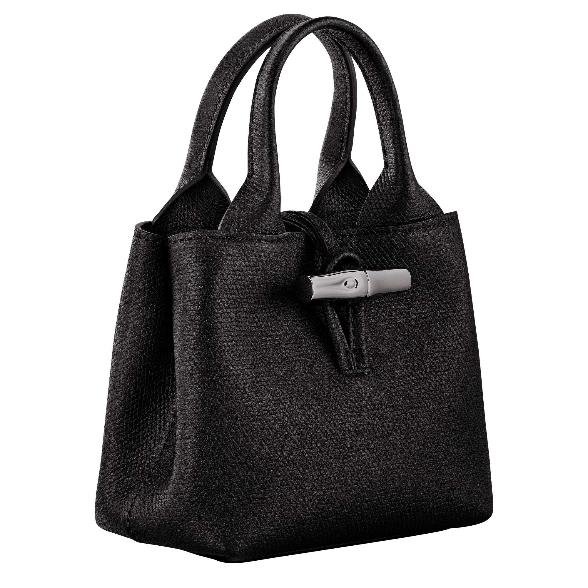 Longchamp Le Roseau XS Handbag-Black - Image 3