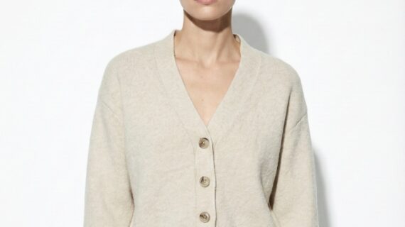ZARA WOMAN soft beige knit cardigan for women – VIP Time Jordan