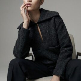 ZARA WOMAN cozy gray pullover for women fast delivery Jordan