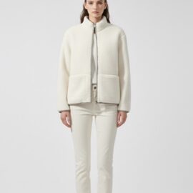 Cream fleece jacket Select winter layering VIP Time Jordan