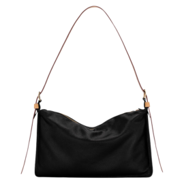 Longchamp Smoothie M leather crossbody Black bag – women’s designer bag shipped to Amman