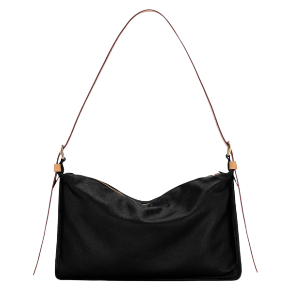 Longchamp Smoothie M leather crossbody Black bag – women’s designer bag shipped to Amman
