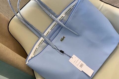 Lacoste Tote Bag - Baby blue