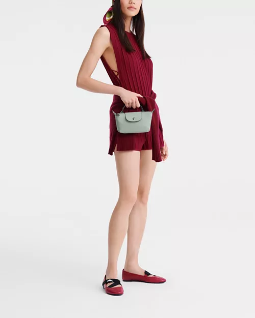 Longchamp Le Pliage Xtra XS Pouch – green - Image 2