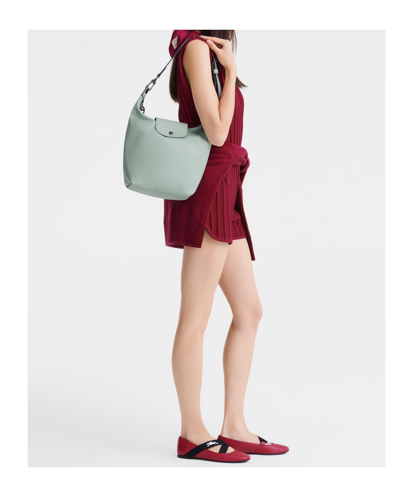 Longchamp Le Pliage Xtra M Shoulder Bag - green - Image 4