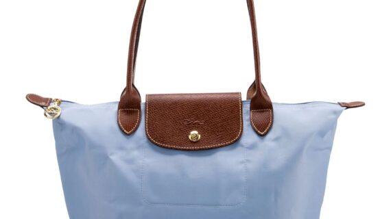 Longchamp Le Pliage Original M Tote Bag –baby blue